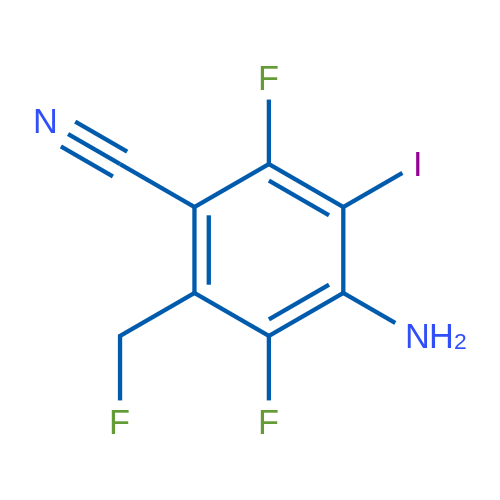 4-Amino-2,5-difluoro-6-(fluoromethyl)-3-iodobenzonitrile 1g