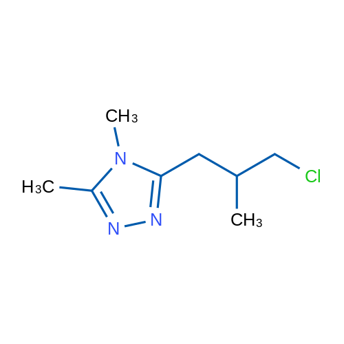 3-(3-Chloro-2-methylpropyl)-4,5-dimethyl-4H-1,2,4-triazole 1g