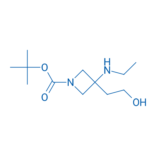 tert-butyl 3-(ethylamino)-3-(2-hydroxyethyl)azetidine-1-carboxylate 1g