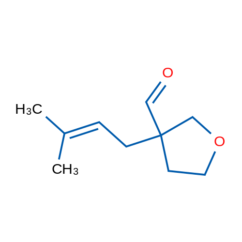 3-(3-Methylbut-2-en-1-yl)oxolane-3-carbaldehyde 1g