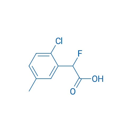 2-(2-Chloro-5-methylphenyl)-2-fluoroacetic acid 1g