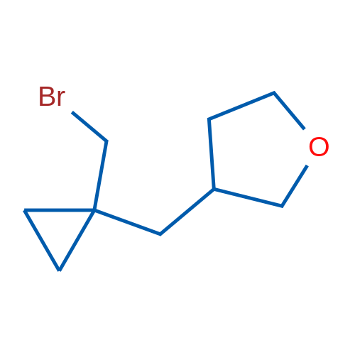3-{[1-(bromomethyl)cyclopropyl]methyl}oxolane 1g