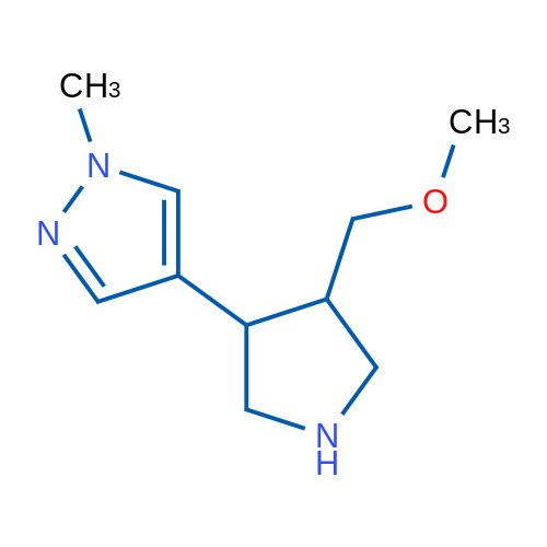4-[4-(Methoxymethyl)pyrrolidin-3-yl]-1-methyl-1H-pyrazole 1g