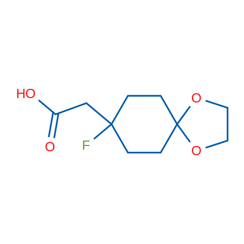 2-{8-fluoro-1,4-dioxaspiro[4.5]decan-8-yl}acetic acid 5g