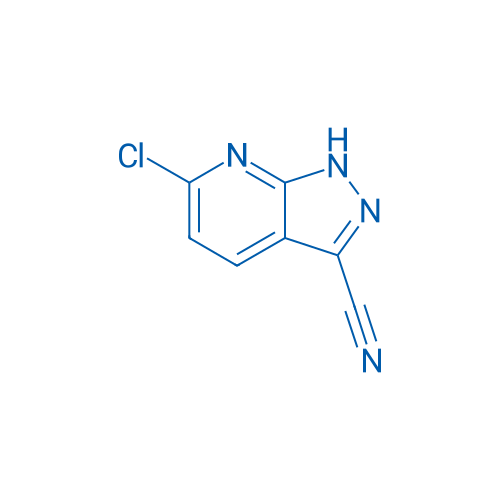 6-Chloro-1H-pyrazolo[3,4-b]pyridine-3-carbonitrile 50mg