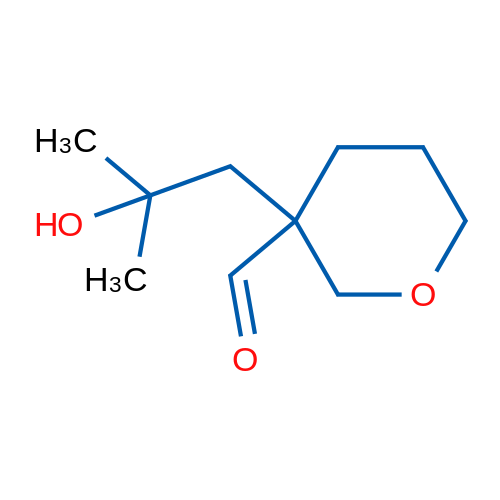 3-(2-Hydroxy-2-methylpropyl)oxane-3-carbaldehyde 1g