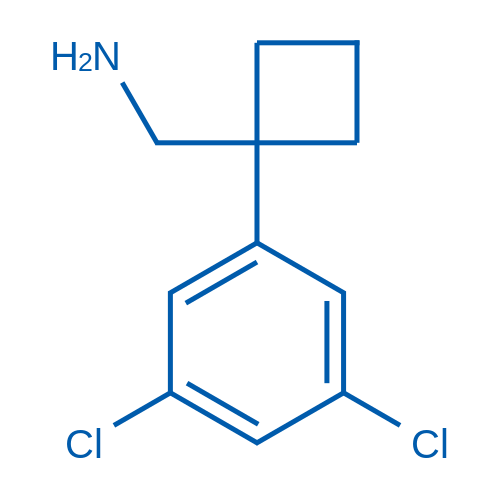 (1-(3,5-Dichlorophenyl)cyclobutyl)methanamine 250mg