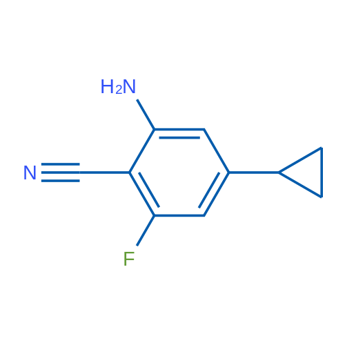 2-Amino-4-cyclopropyl-6-fluorobenzonitrile 1g