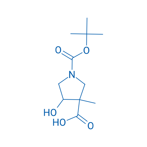 1-(tert-Butoxycarbonyl)-4-hydroxy-3-methylpyrrolidine-3-carboxylic acid 5g