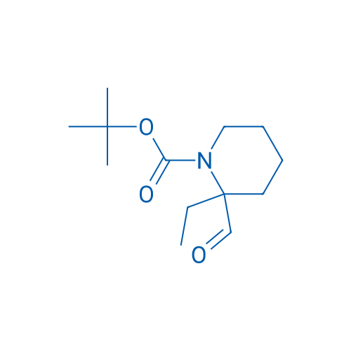 tert-Butyl 2-ethyl-2-formylpiperidine-1-carboxylate 1g