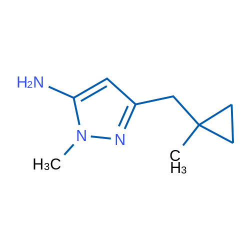 1-Methyl-3-[(1-methylcyclopropyl)methyl]-1H-pyrazol-5-amine 1g