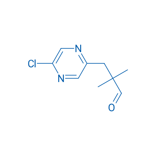 3-(5-Chloropyrazin-2-yl)-2,2-dimethylpropanal 1g
