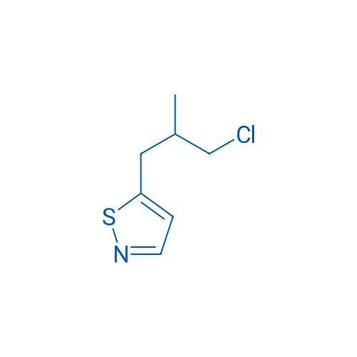 5-(3-Chloro-2-methylpropyl)-1,2-thiazole 1g