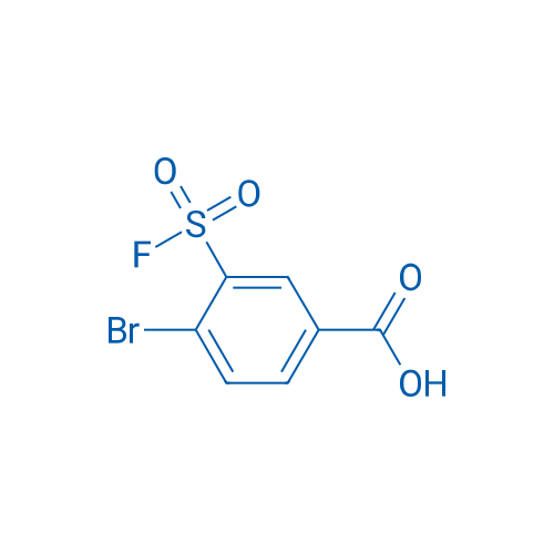 4-Bromo-3-(fluorosulfonyl)benzoic acid 250mg