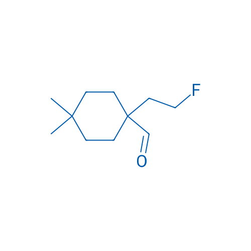 1-(2-Fluoroethyl)-4,4-dimethylcyclohexane-1-carbaldehyde 1g