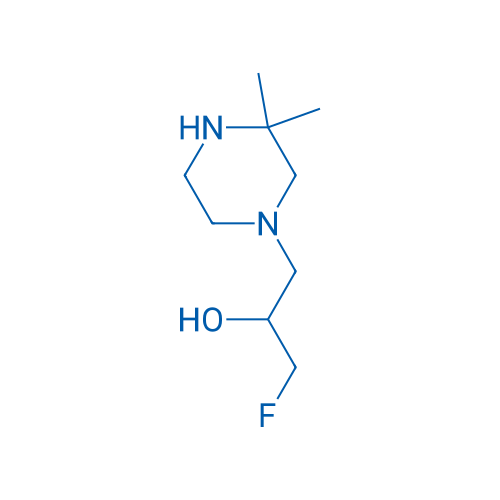 1-(3,3-Dimethylpiperazin-1-yl)-3-fluoropropan-2-ol 1g