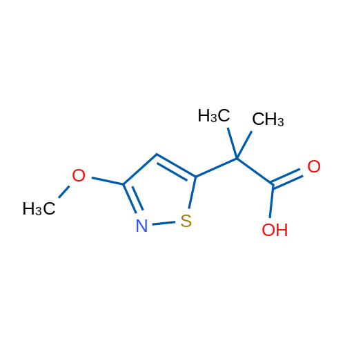 2-(3-Methoxy-1,2-thiazol-5-yl)-2-methylpropanoic acid 1g