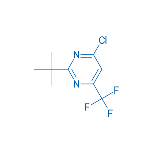 2-(tert-Butyl)-4-chloro-6-(trifluoromethyl)pyrimidine 250mg