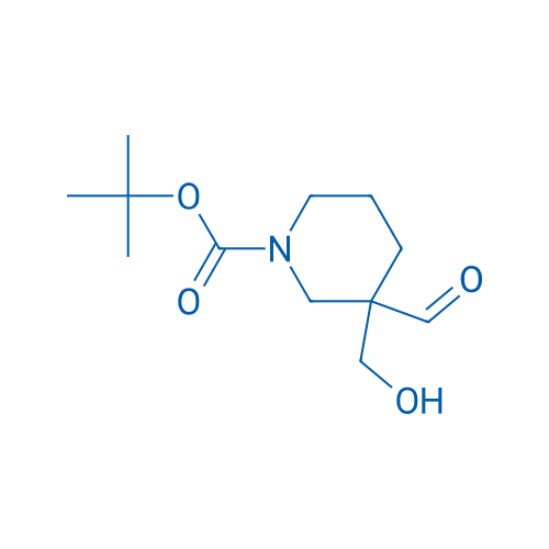 tert-Butyl 3-formyl-3-(hydroxymethyl)piperidine-1-carboxylate 1g