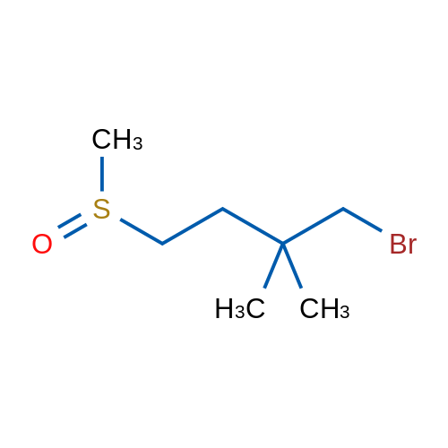 1-Bromo-4-methanesulfinyl-2,2-dimethylbutane 1g