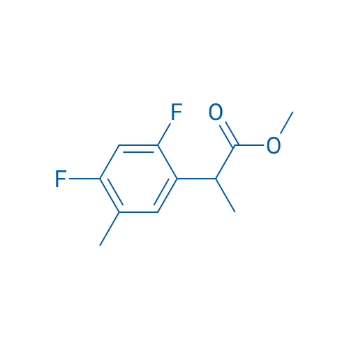 Methyl 2-(2,4-difluoro-5-methylphenyl)propanoate 1g
