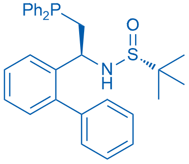 (R)-N-((S)-1-([1,1'-Biphenyl]-2-yl)-2-(diphenylphosphanyl)ethyl)-2-methylpropane-2-sulfinamide 100mg