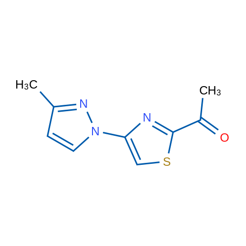 1-[4-(3-Methyl-1H-pyrazol-1-yl)-1,3-thiazol-2-yl]ethan-1-one 1g