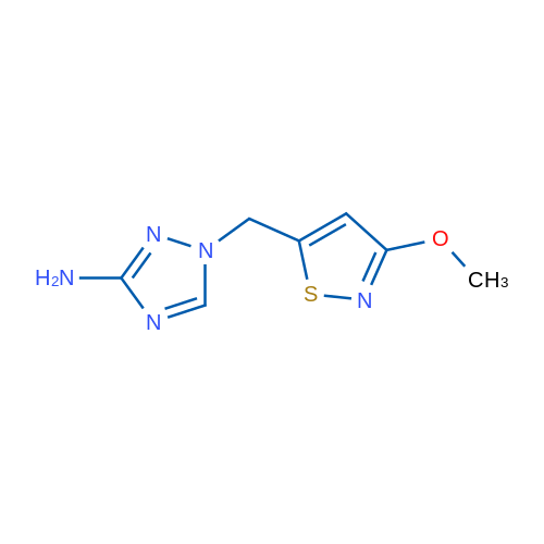 1-[(3-Methoxy-1,2-thiazol-5-yl)methyl]-1H-1,2,4-triazol-3-amine 1g