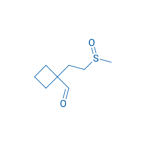 1-(2-Methanesulfinylethyl)cyclobutane-1-carbaldehyde 1g