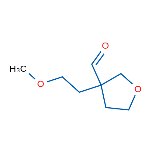 3-(2-Methoxyethyl)oxolane-3-carbaldehyde 1g
