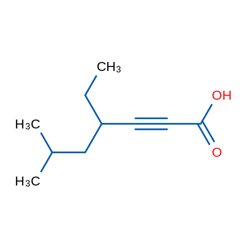 4-Ethyl-6-methylhept-2-ynoic acid 1g
