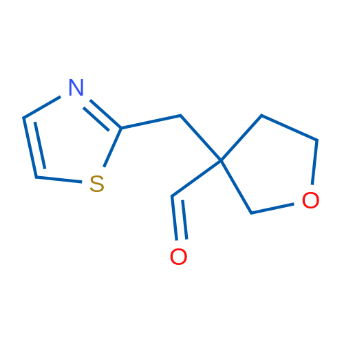 3-(1,3-Thiazol-2-ylmethyl)oxolane-3-carbaldehyde 1g