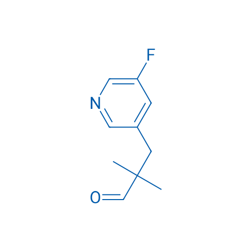 3-(5-Fluoropyridin-3-yl)-2,2-dimethylpropanal 1g