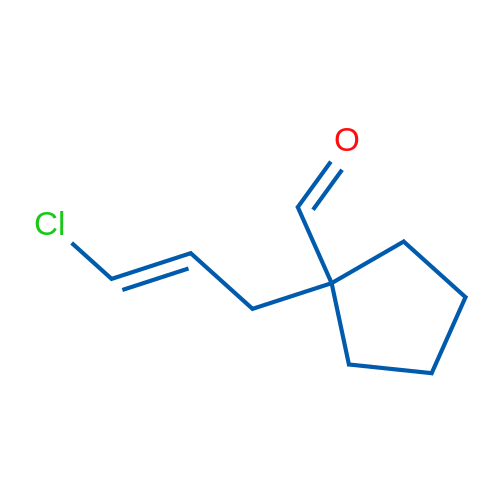 1-(3-Chloroprop-2-en-1-yl)cyclopentane-1-carbaldehyde 1g