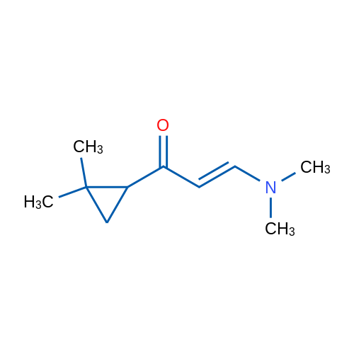 3-(Dimethylamino)-1-(2,2-dimethylcyclopropyl)prop-2-en-1-one 1g