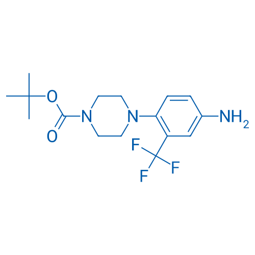 tert-Butyl 4-(4-amino-2-(trifluoromethyl)phenyl)piperazine-1-carboxylate 5g