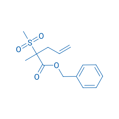 Benzyl 2-methyl-2-(methylsulfonyl)pent-4-enoate 250mg