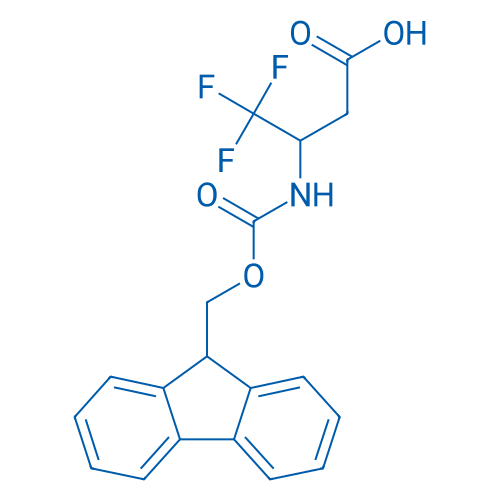 3-((((9H-Fluoren-9-yl)methoxy)carbonyl)amino)-4,4,4-trifluorobutanoic acid 100mg