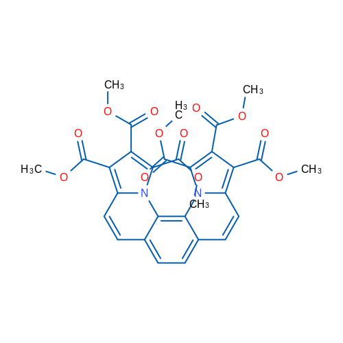 4,5,6,17,18,19-Hexamethyl 3,20-diazapentacyclo[11.7.0.0^{2,10}.0^{3,7}.0^{16,20}]icosa-1(13),2(10),4,6,8,11,14,16,18-nonaene-4,5,6,17,18,19-hexacarboxylate 1g