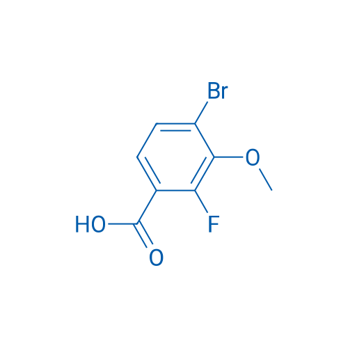 4-Bromo-2-fluoro-3-methoxybenzoic acid 1g