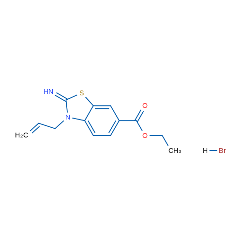 ethyl 3-allyl-2-imino-2,3-dihydrobenzo[d]thiazole-6-carboxylate hydrobromide 10g