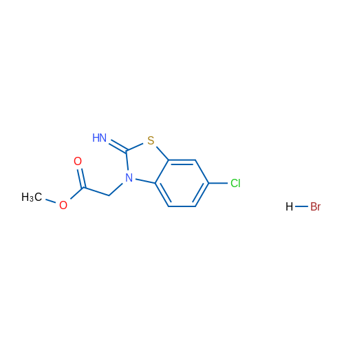 methyl 2-(6-chloro-2-iminobenzo[d]thiazol-3(2H)-yl)acetate hydrobromide 5g