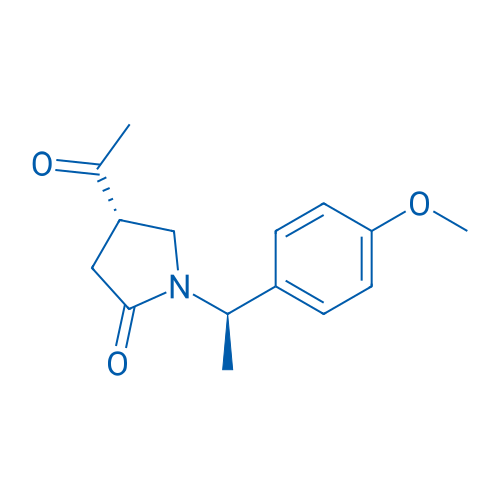 (S)-4-Acetyl-1-((R)-1-(4-methoxyphenyl)ethyl)pyrrolidin-2-one 1g