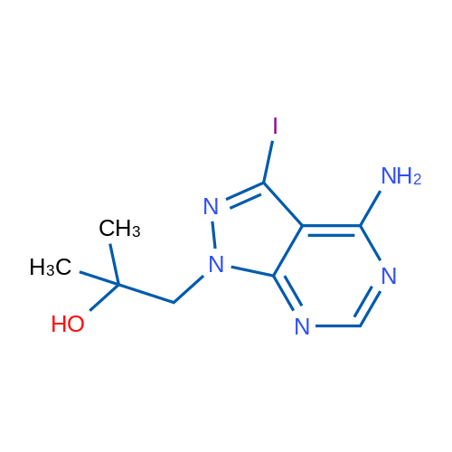 1-(4-Amino-3-iodo-1H-pyrazolo[3,4-d]pyrimidin-1-yl)-2-methylpropan-2-ol 1g
