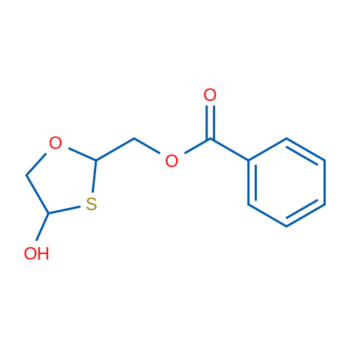 (4-Hydroxy-1,3-oxathiolan-2-yl)methyl benzoate 1g