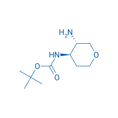 tert-Butyl ((3S,4R)-3-aminotetrahydro-2H-pyran-4-yl)carbamate 250mg