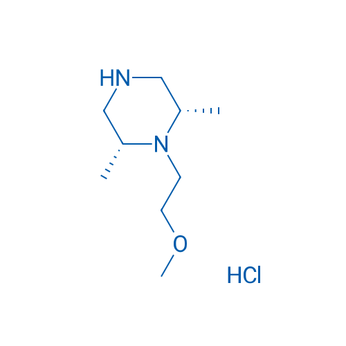 (2R,6S)-1-(2-Methoxyethyl)-2,6-dimethylpiperazine hydrochloride 1g
