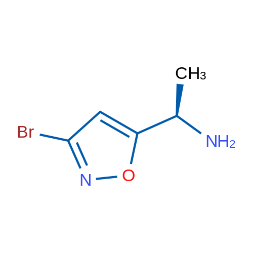 (1R)-1-(3-Bromo-1,2-oxazol-5-yl)ethan-1-amine 100mg