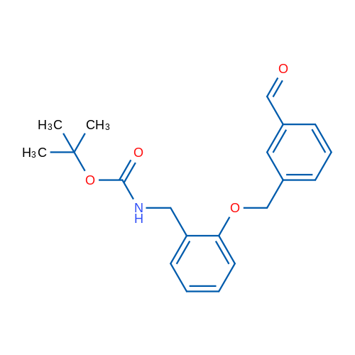 tert-Butyl N-({2-[(3-formylphenyl)methoxy]phenyl}methyl)carbamate 1g