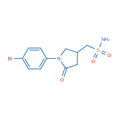 [1-(4-Bromophenyl)-5-oxopyrrolidin-3-yl]methanesulfonamide 1g